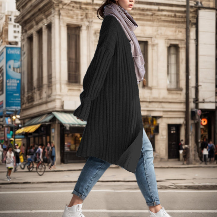 Damen Strickmantel Drune
