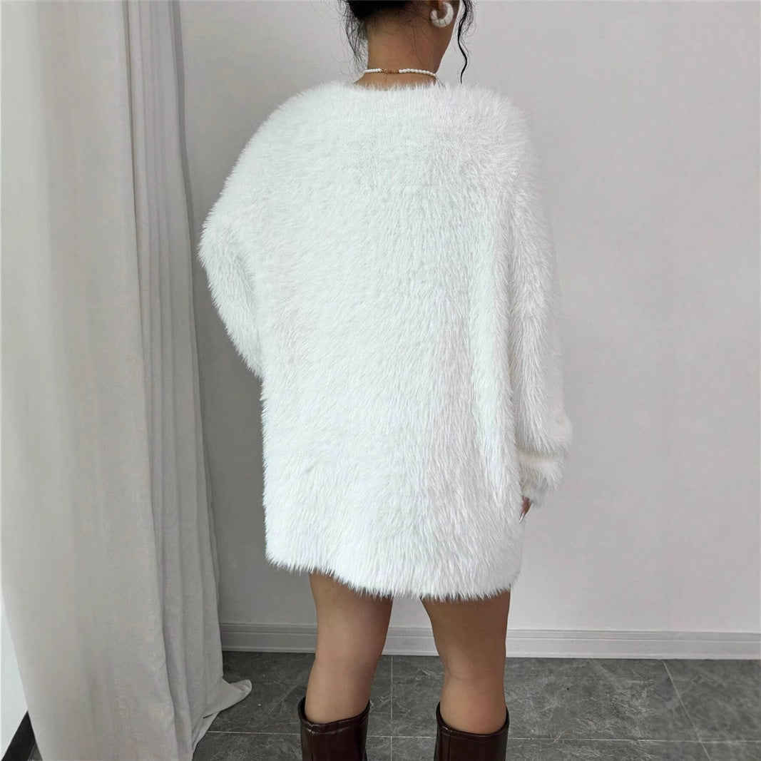 Damen Pullover mit weich strukturiertem Design Drune
