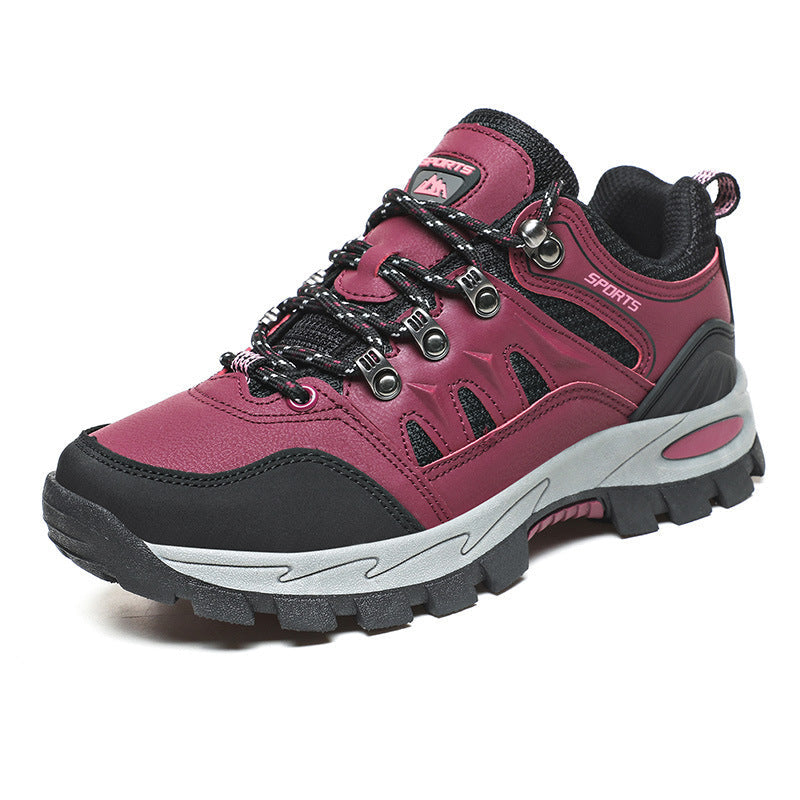Damen Trekking Sportschuhe mit rutschfester Sohle und atmungsaktivem Obermaterial Drune