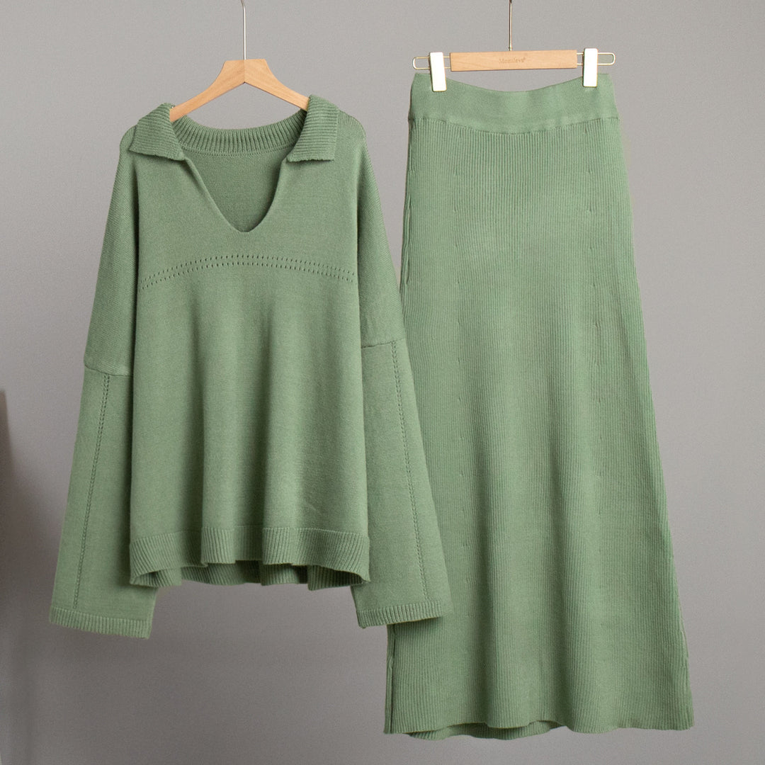 Damen Weicher Strickpullover mit modernem Lochmuster Drune
