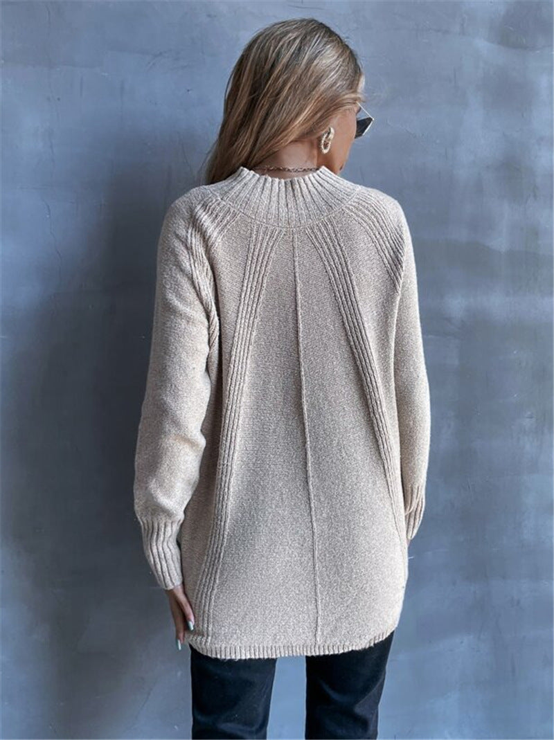 Damen Oversized Strickpullover Drune