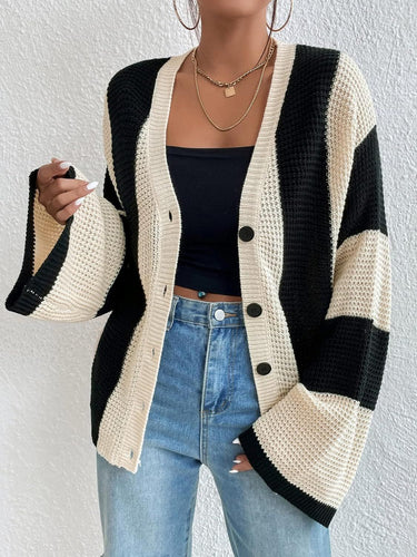 Drune | Strickjacke mit Glockenärmeln für Frauen