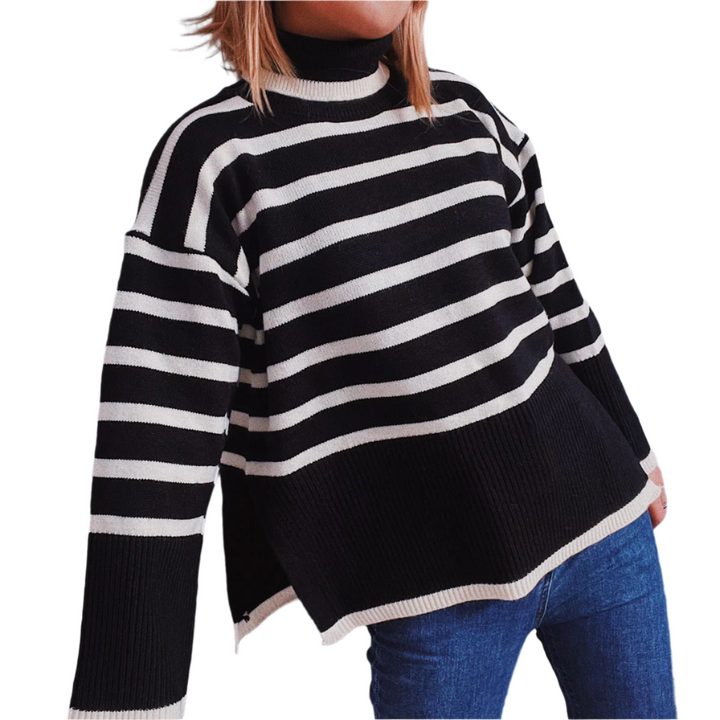 Drune | Gestreifter Strickpullover für Herbst & Winter
