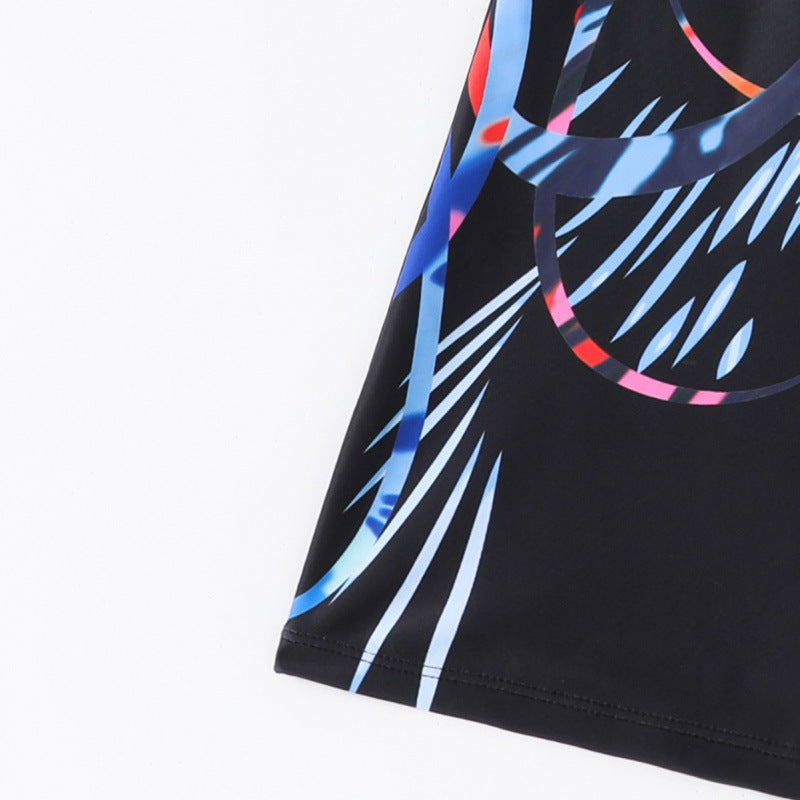 Damen Sportlicher Badeanzug mit trendigem Grafikdesign Drune