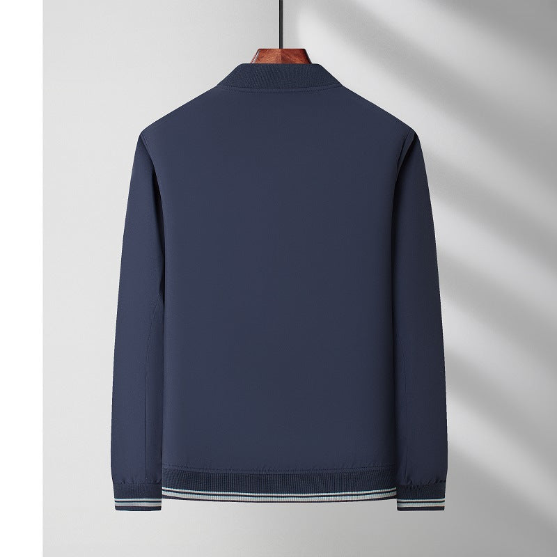 Herren sportliche Bomberjacke mit modernem Stehkragen und eleganten Akzenten Drune