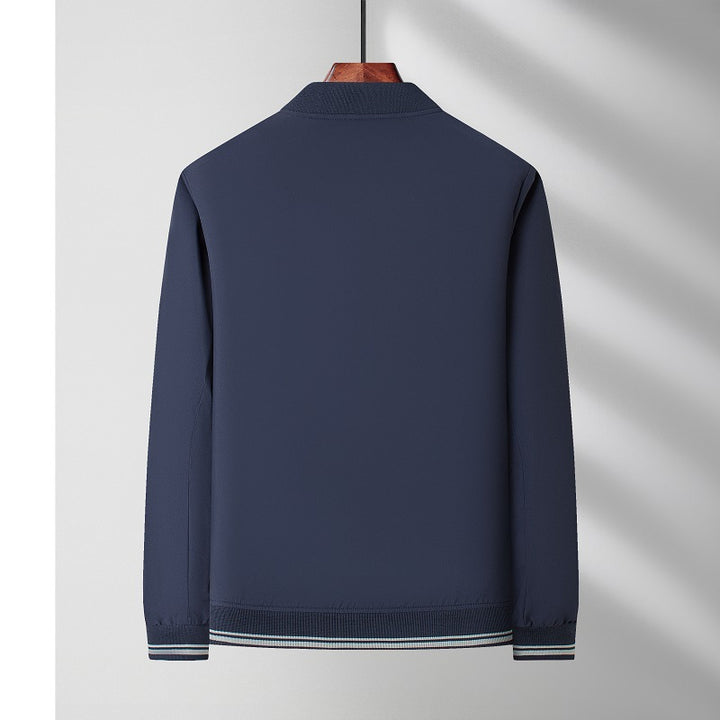 Herren sportliche Bomberjacke mit modernem Stehkragen und eleganten Akzenten Drune