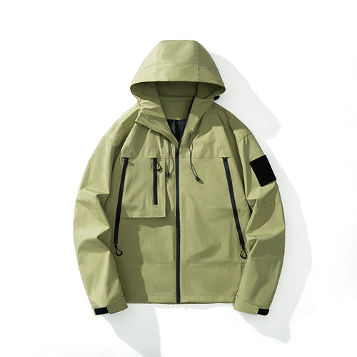 Herren technische Multifunktionsjacke mit praktischen Taschen Drune
