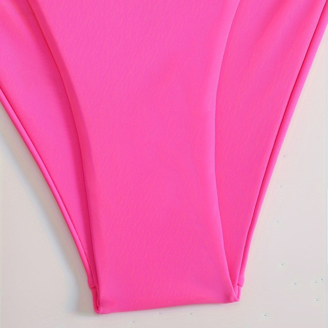 Damen Triangel-Bikini mit modischen Kettenakzenten Drune