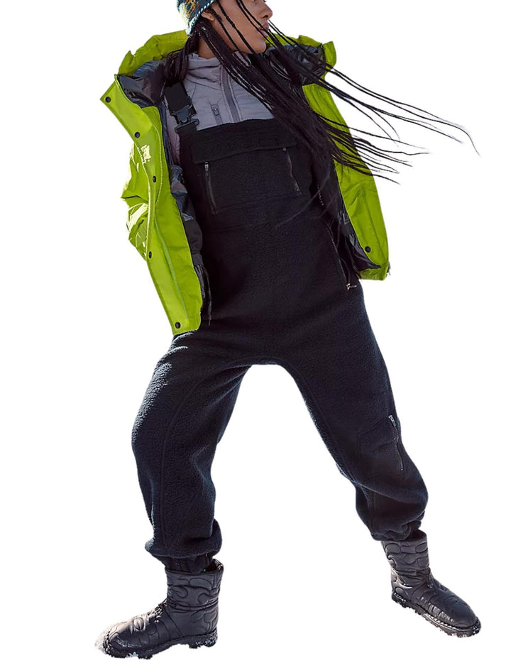 Damen Fleece-Latzhose mit praktischen Taschen und weicher Innenseite Drune