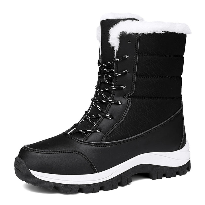 Damen Winterstiefel mit wärmendem Innenfutter und rutschfester Sohle Drune