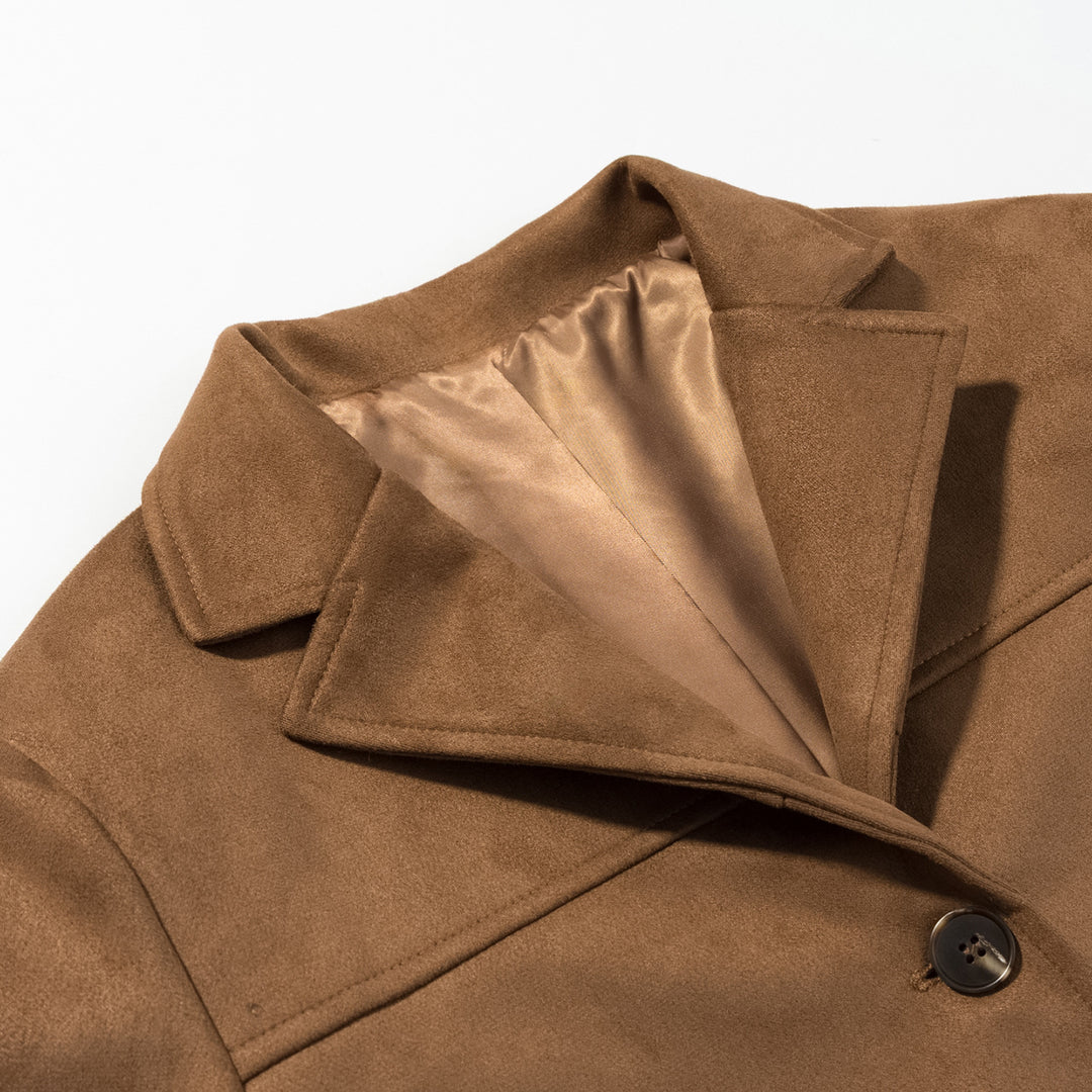 Damen Trendige Blazerjacke aus weichem Stoff Drune