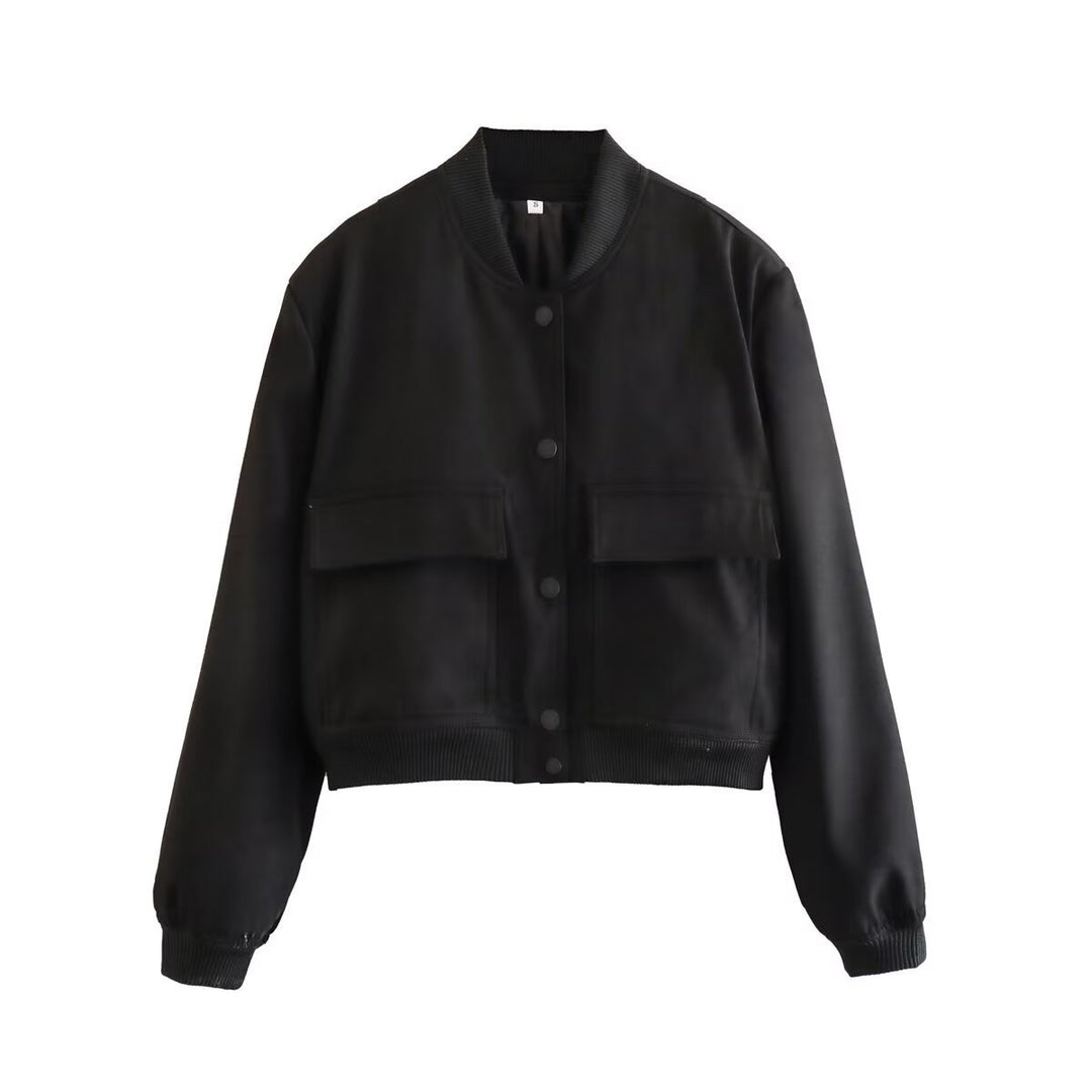 Damen modische Bomberjacke im tierischem Muster Drune