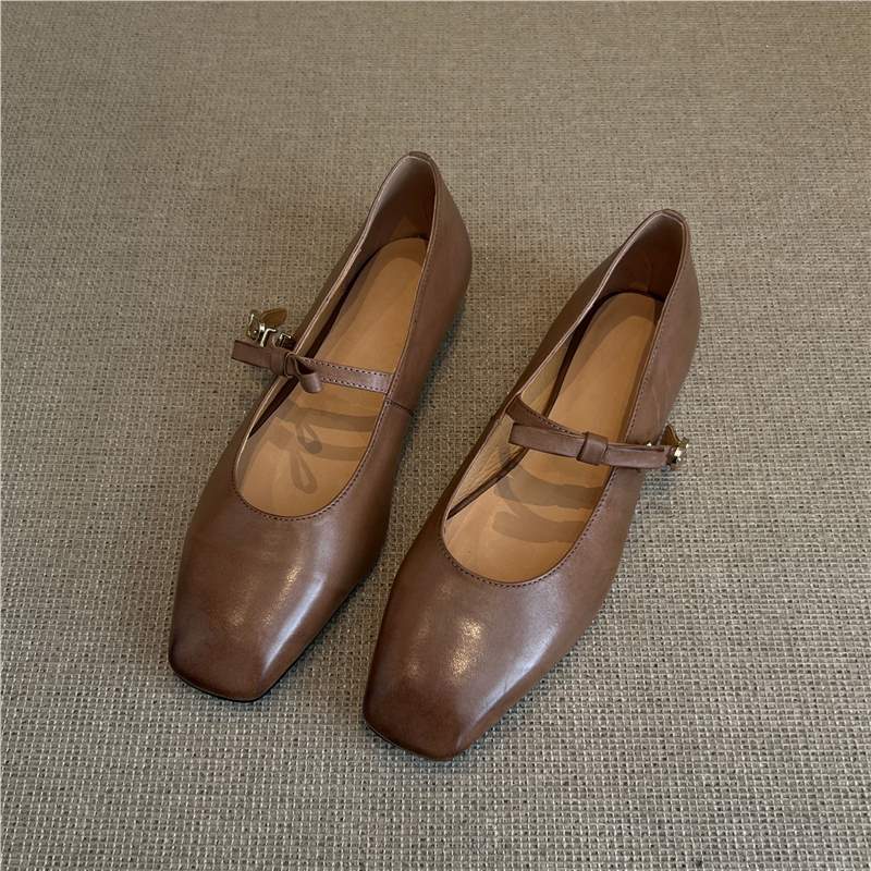 Damen Mary Jane Ballerinas mit edlem Riemenverschluss und komfortabler Sohle Drune
