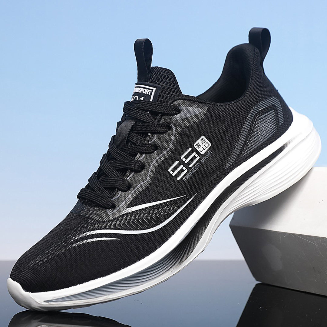Damen nan atmungsaktiver Komfort-Walking-Sneaker mit sockenähnlichem Einstieg und dämpfender EVA-Plateausohle Drune