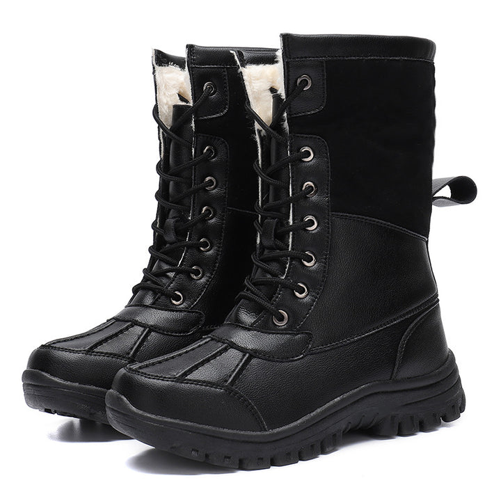 Damen Winterfestige Stiefel mit isolierendem Innenfutter und rutschfester Sohle Drune