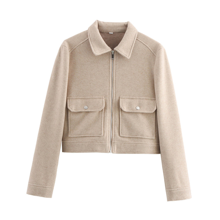 Damen cropped Utility-Jacke Drune