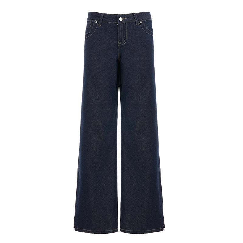 Damen Weite Jeans im lässigen Schnitt Drune