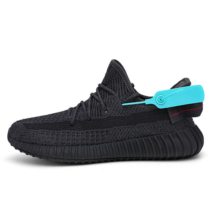 Damen sportliche und luftige Sneakers mit atmungsaktivem Strickoberteil Drune