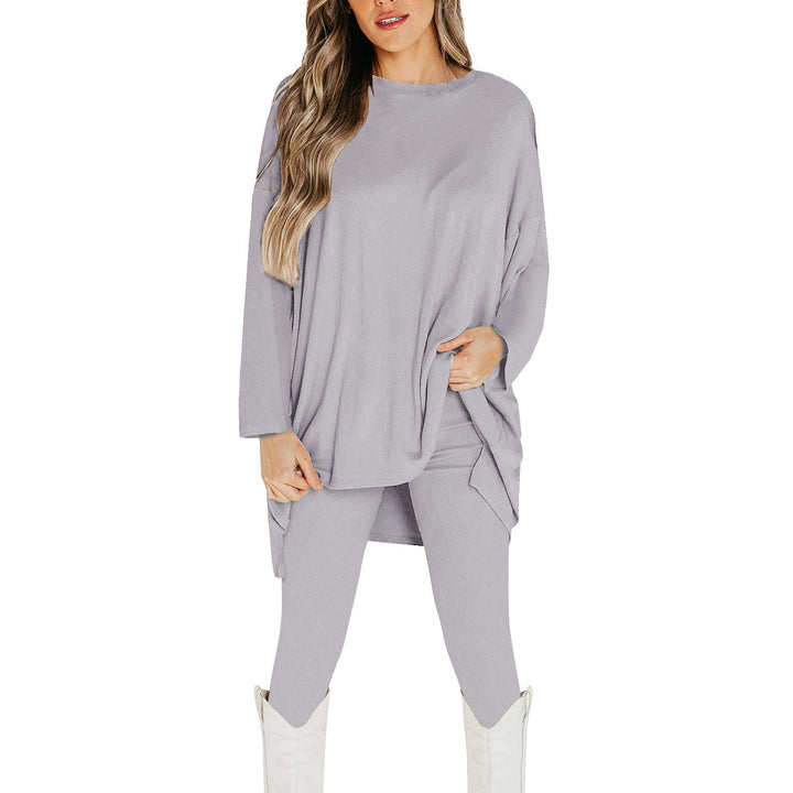 Damen Lässiges Set aus oversized Oberteil und figurbetonten Leggings Drune