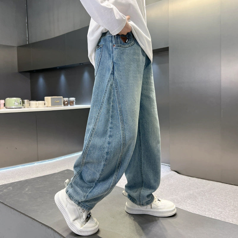 Damen weite Jeans Drune