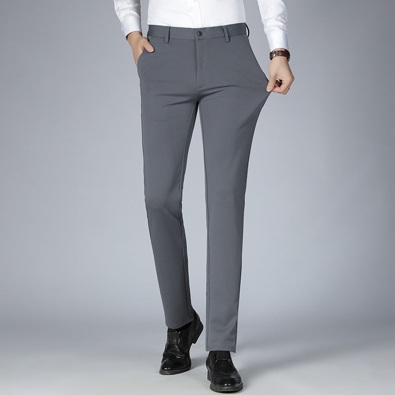 Herren elegante Anzughose mit schmalem Schnitt Drune