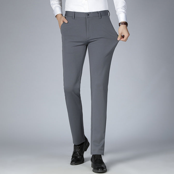 Herren elegante Anzughose mit schmalem Schnitt Drune