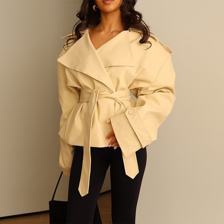 Damen trendige lässige Überwurfjacke Drune