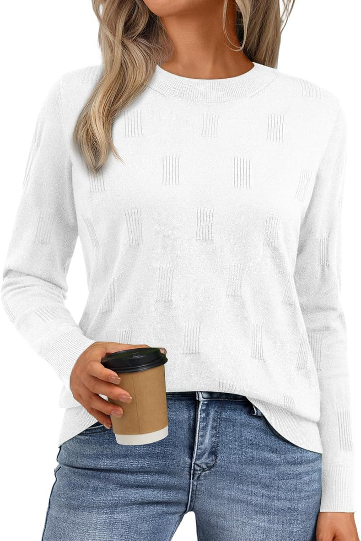 Damen Strickpullover mit feinem Strukturmuster Drune