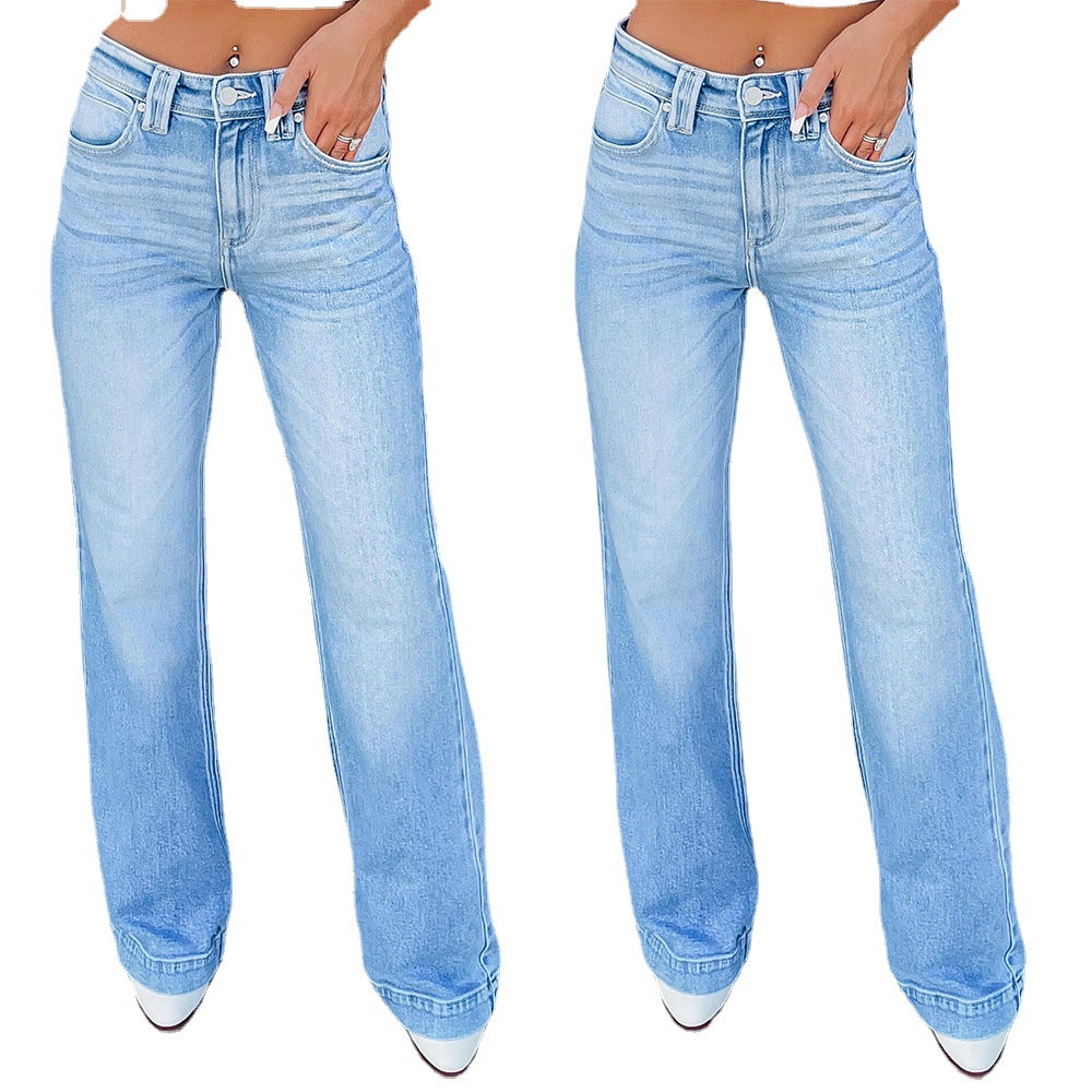 Damen weite Jeans im Vintage-Look Drune