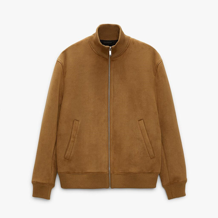 Herren elegante und kuschelige Bomberjacke Drune