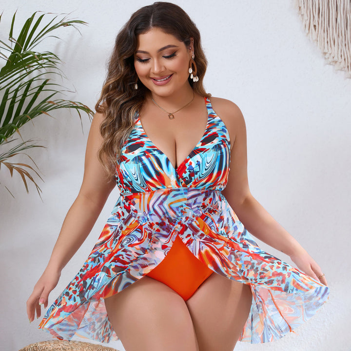 Damen stilvolles Bade-Kleid Drune