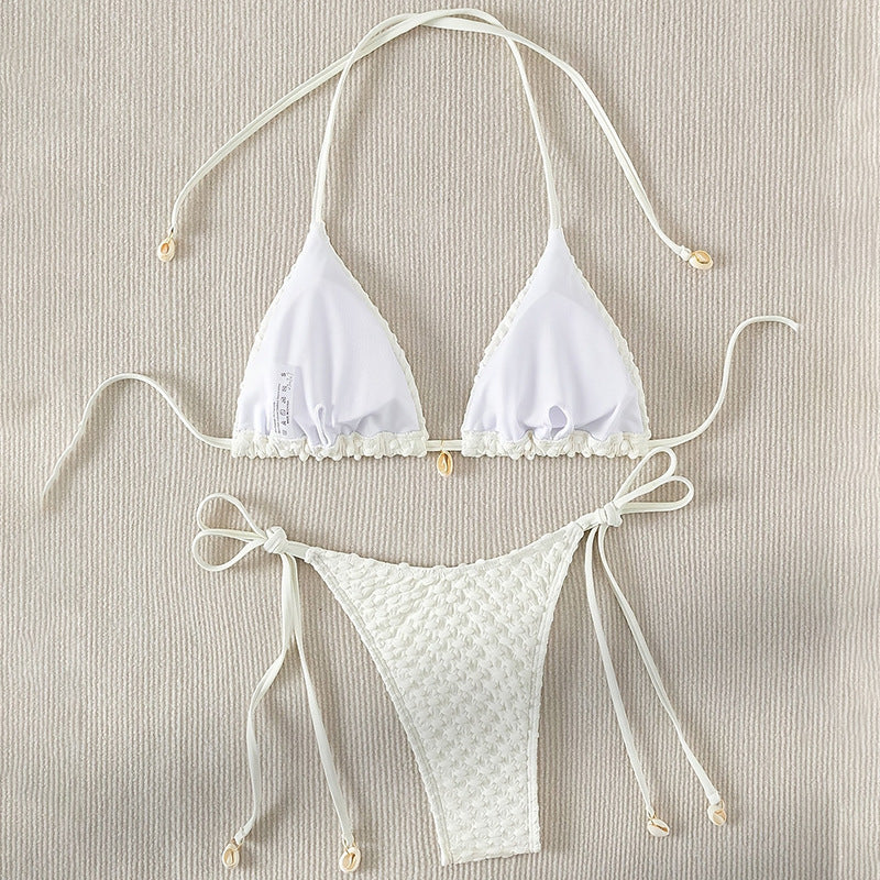 Damen Bikiniset mit charmantem Strukturdesign Drune
