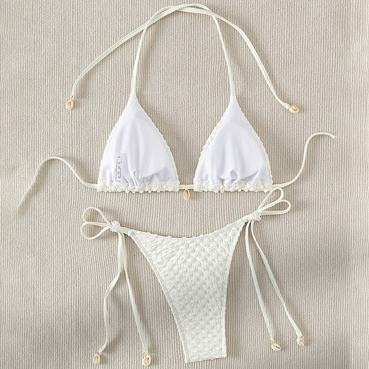 Damen Bikiniset mit charmantem Strukturdesign Drune