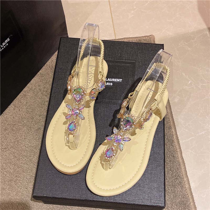 Drune | Glitzernde Sandalen Mit Strass