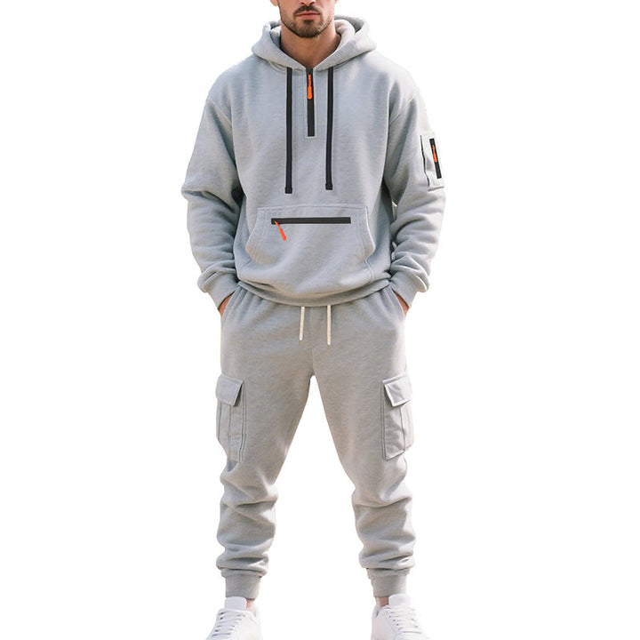 Herren Trainingsanzug mit modernem Schnitt und praktischen Taschen Drune