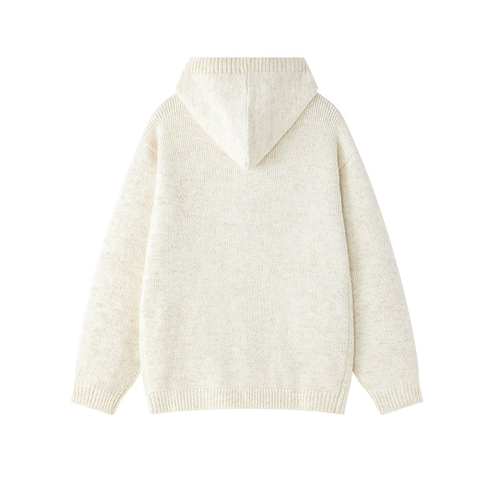 Damen gemütliche Strickjacke mit offenem Kragen und praktischen Taschen Drune
