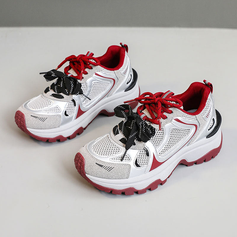 Damen Sportliche Wanderschuhe mit atmungsaktiver Mesh-Oberfläche und stabiler Sohle Drune