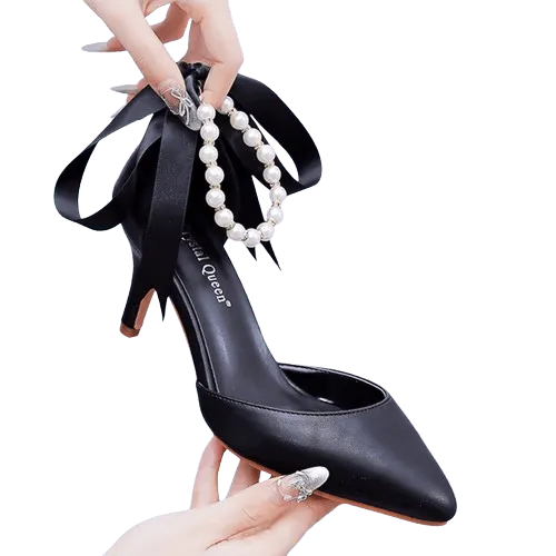 Drune | Elegante Schuhe mit Perlen und Schnalle