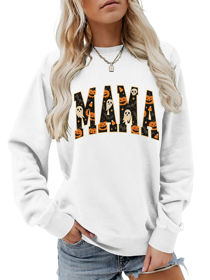 Damen Sweatshirt mit lustigem Halloween-Design und komfortablem Schnitt Drune