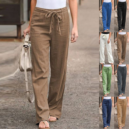 Damen Leichte und lockere Sommerhose Drune