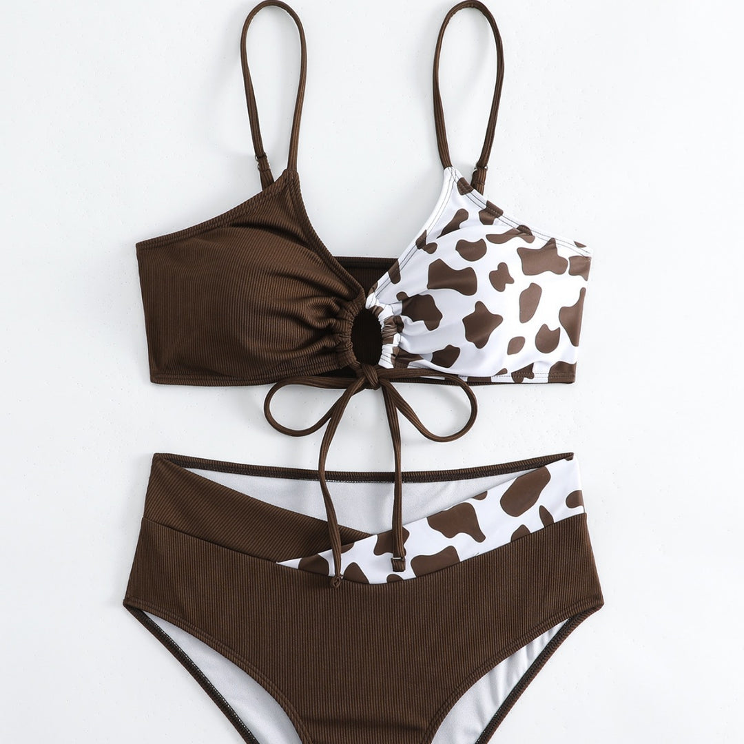 Damen Triangel-Bikini mit verstellbaren Bindebändern und innovativem Design Drune