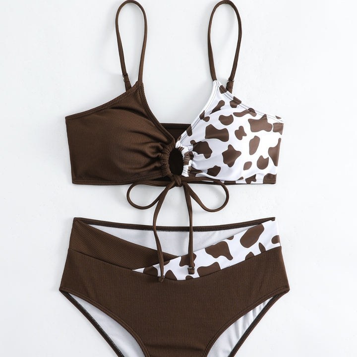Damen Triangel-Bikini mit verstellbaren Bindebändern und innovativem Design Drune