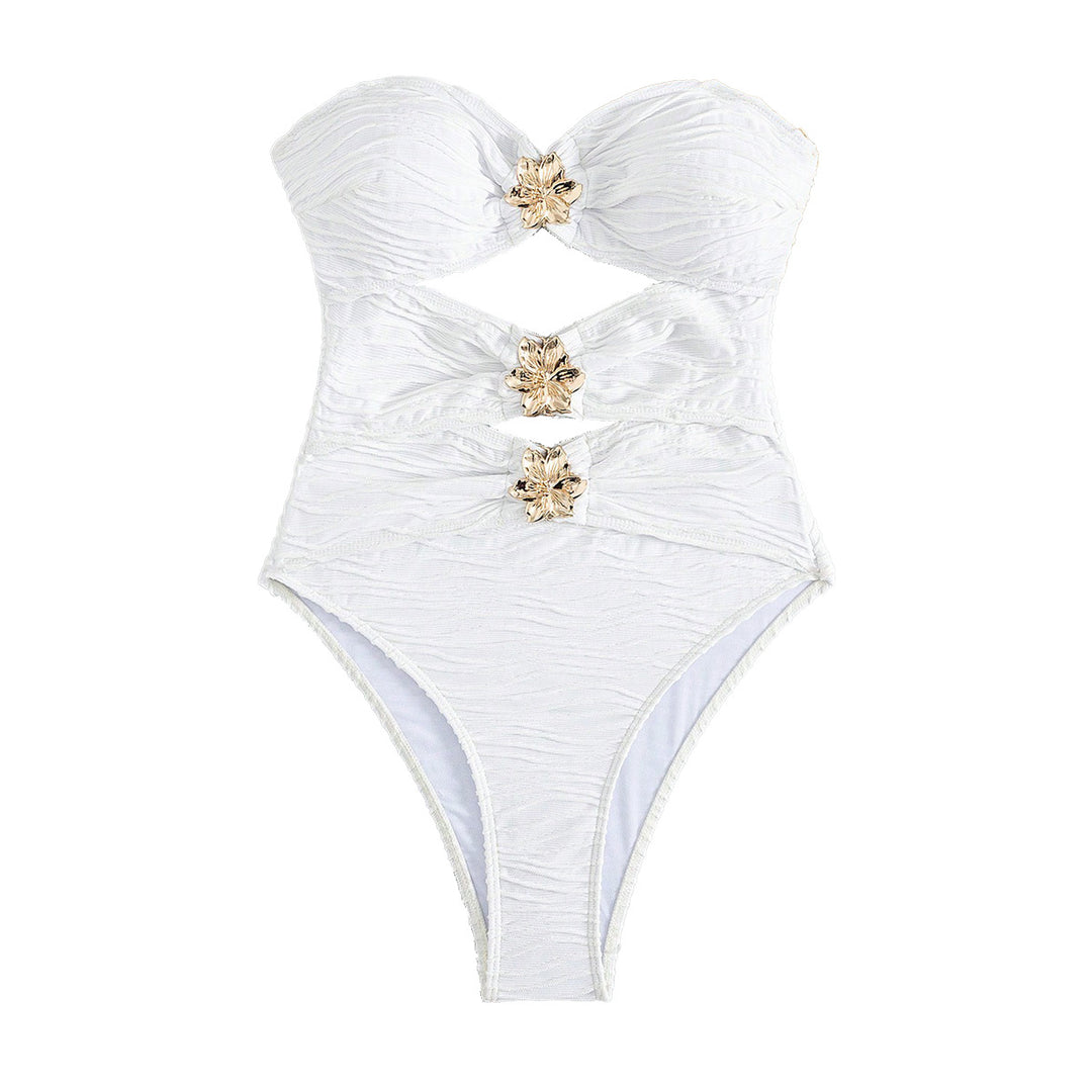 Damen Cut-Out Badeanzug mit raffiniertem Design Drune