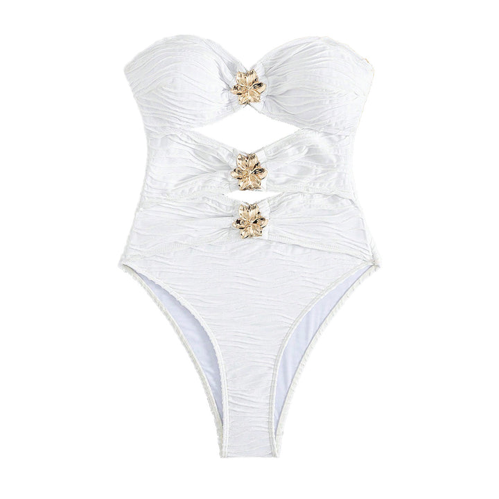 Damen Cut-Out Badeanzug mit raffiniertem Design Drune