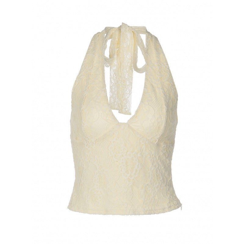 Damen Spitzen-Bustier Top Drune