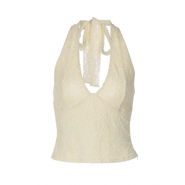Damen Spitzen-Bustier Top Drune