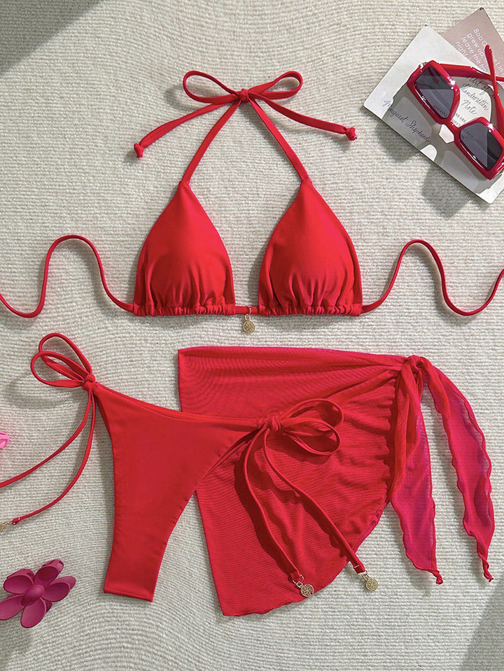 Damen Triangel-Bikini Set Drune