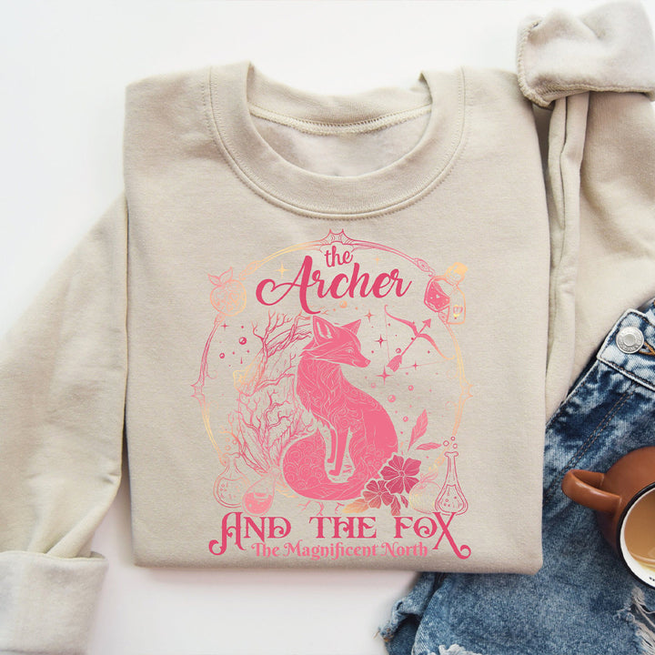 Damen Sweatshirt mit kreativem Tiermotiv und inspirierendem Druck Drune