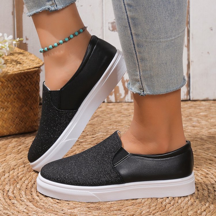 Damen Glitzer-Slip-On Sneakers Drune