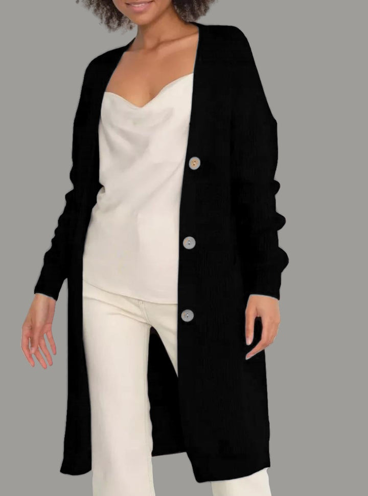 Damen Strickjacke mit hochwertigen Knöpfen Drune
